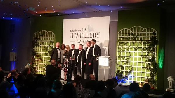 Cookson Gold accepts its Innovator's Award.