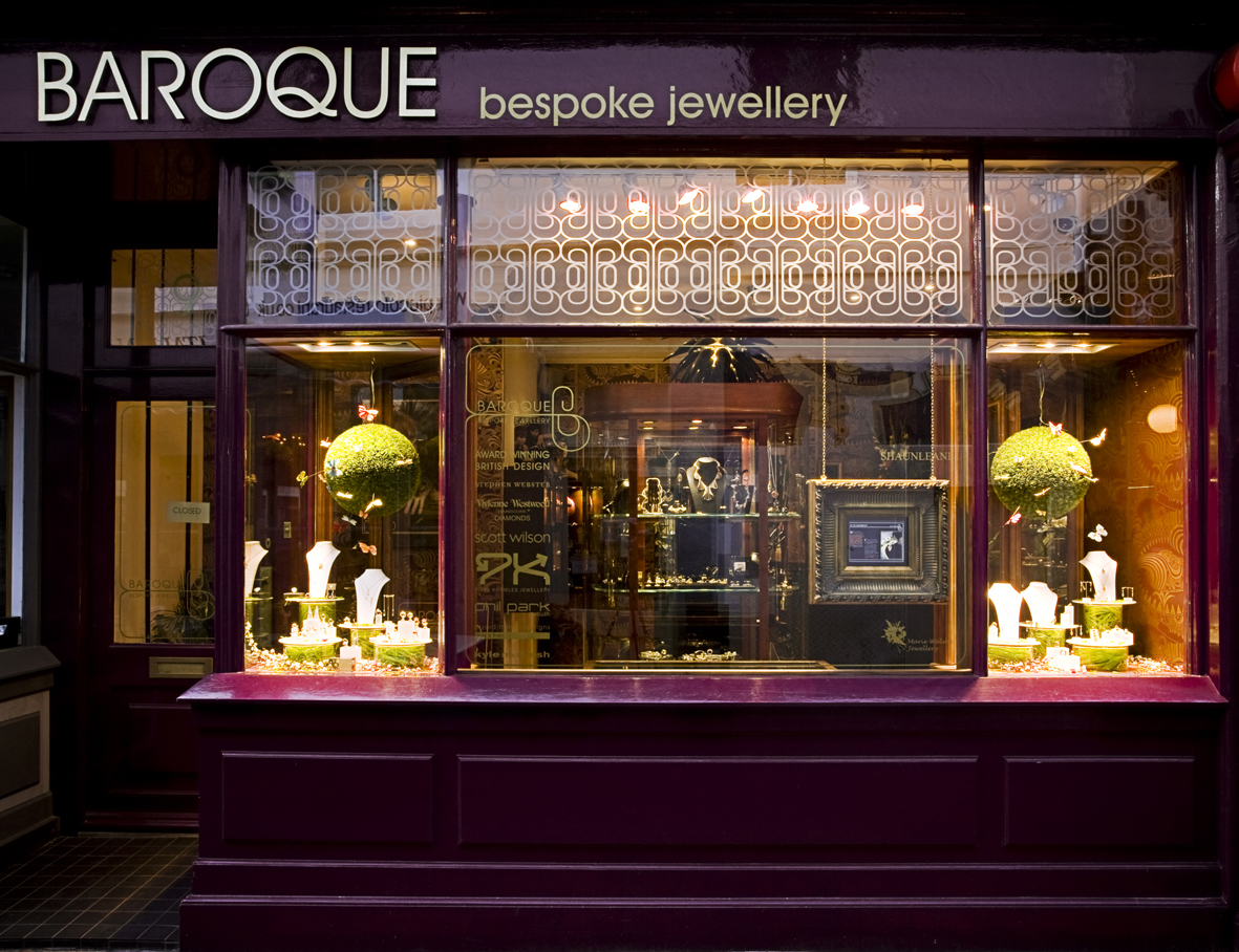 Baroque bespoke jewellery store in Brighton