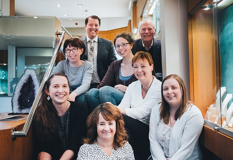 PA Jewellery boasts six gemologists and a workshop of four staff.