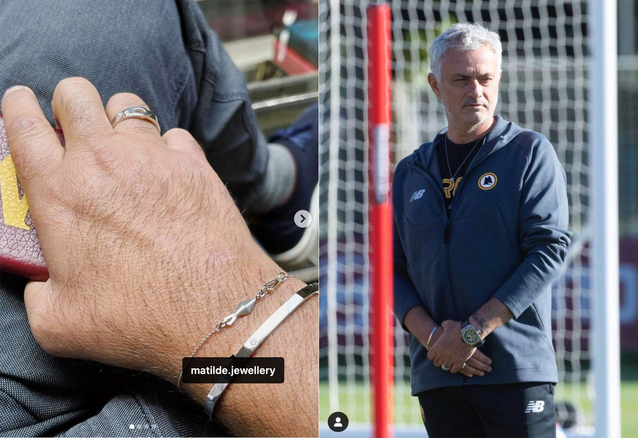 José Mourinho sports daughter’s new men’s jewellery line